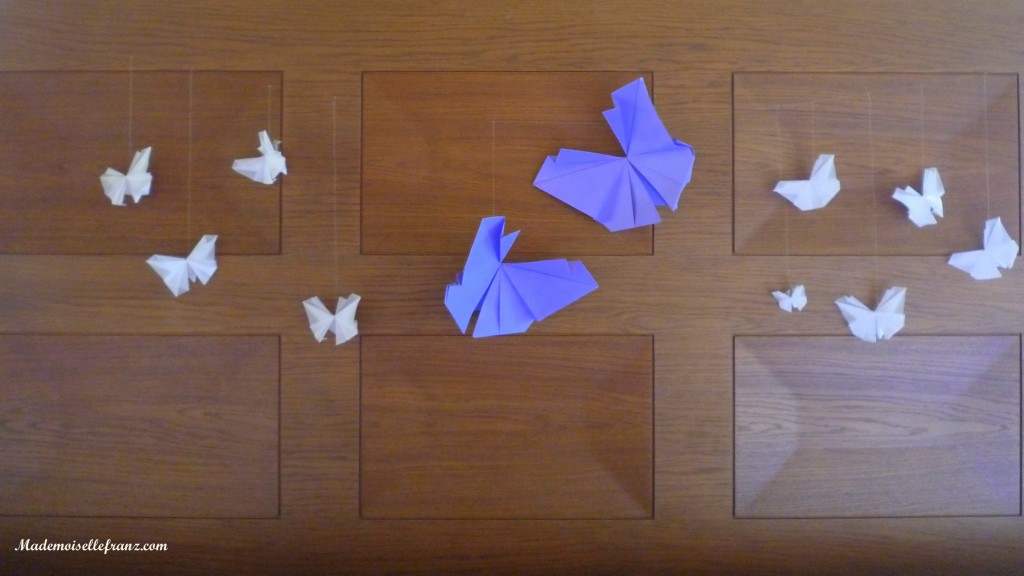 Papillons origami